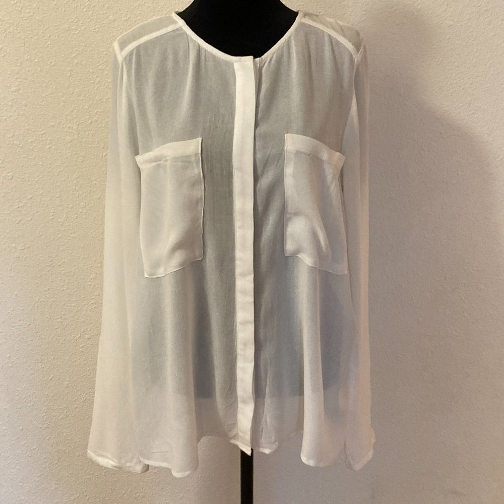One Urban Day  Nordstom Rack NWT Gauzy Women's Long Sleeve Shirt Size Large Boho